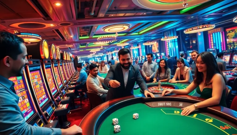 Experience the thrill of winning at 8k8's online casino, featuring vibrant slot machines, poker tables, and exciting games.