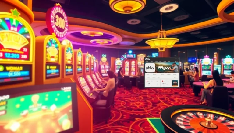 Experience the thrill of winning big with phjoy at a lively online casino.